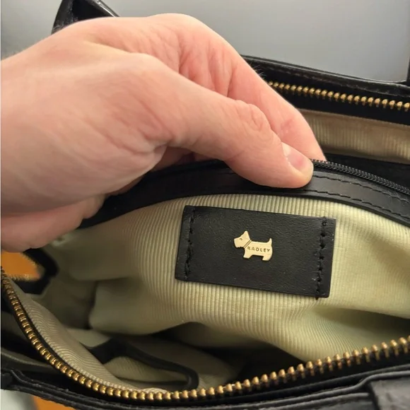 Radley London Millbank Black Leather Satchel - Picture 11 of 12